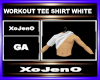 WORKOUT TEE SHIRT WHITE