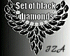 Jewelry 5pcs Black Diamn