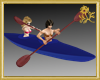 Blue Animated Kayak