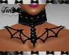 Black PVC Bat Choker