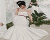 BALLROOM GOWN WHITE-RED