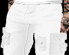 ♋ White Astro Pants
