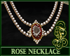 Rose Necklace Red