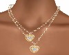 Double HEARTS Necklace