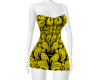 Yellow Abstract Dress