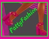 [PF]PinkRibbonWedgeShoes