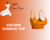 Golden Sunrise Top