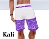 Floral Fam Purple Shorts