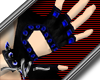 ~V~ Blue Punk Gloves