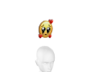 Sad 3d head signage