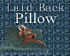 Teal cuddle pillow