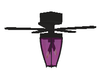 (L) Purple Ceiling Fan