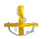 Golden 666 Cross