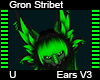 Gron Stribet Ears V3