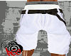{P69}White-Cargo-Shorts