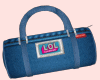 $M$ Bag Jean-blue-LOL