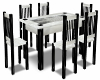 Cow Dining Table for 6