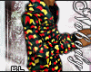 BL| M| Rastafarian Hoody