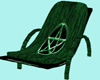 Green Pentegram Chair