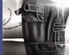 y̷ Leather Skirt BK