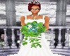 Teal Bride's Bouquet