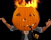 Burning Pumpkin Head