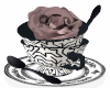 tea cup with flower