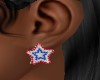 USA STAR EARRINGS