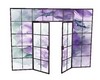 GLASS PURPLE FLEUR