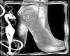 Shoes silver heart