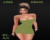 A/L   LIME GREEN DRESS