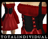 Short Red Pirate Dress