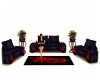 Rose couch set