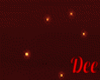 Animated Red Fireflies