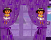 Purple Dora Curtain
