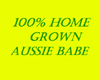 100% Aussie Babe tee