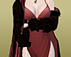 Bronze Red Split Dresss