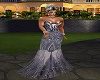 Grey/Silver Evening Gown