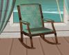 rocking cudle chair teal