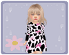 Kids Cow Print Dress