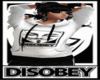 DISOBEY HOODIE WHT MALE