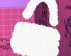 S! Fur Purse White