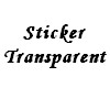 sticker transparent