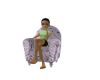 *CH@NEL Pink Queen Chair