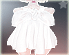 kawaii flowy white dress