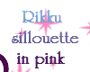 Rikku sillouette (pink)
