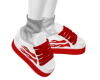 shoes red and white