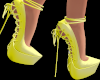 hot yellow heels
