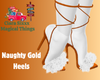 Naughty Gold Heels