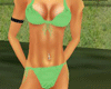 Silk L Green bikini